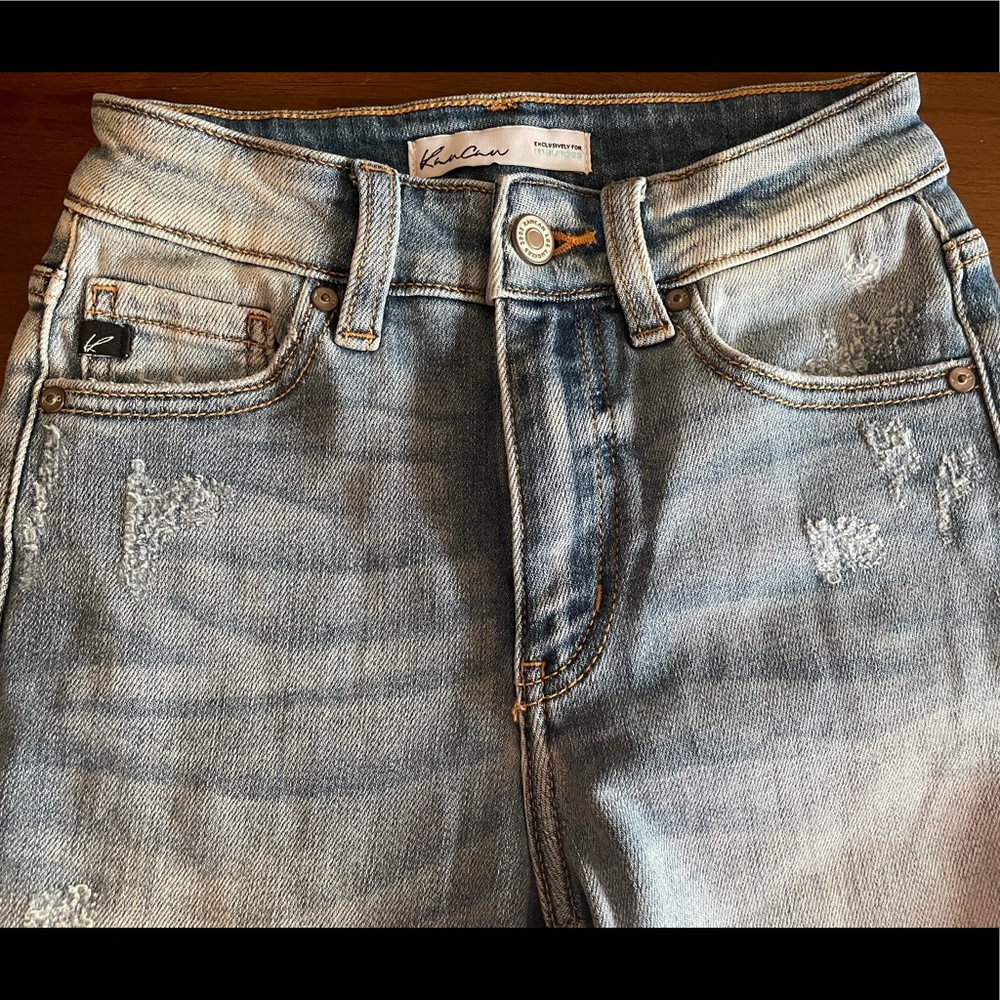 Kancan light wash skinny jeans